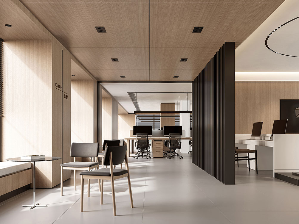 濟(jì)南原木風(fēng)辦公室裝修設(shè)計：將自然質(zhì)感融入辦公空間